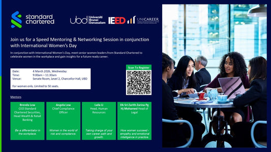 [LADIES-ONLY] Speed Mentoring & Networking Session with Standard Chartered Brunei