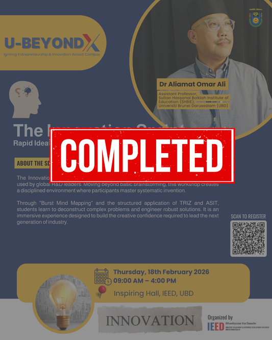 U-BEYONDX: The Innovation Sprint | Rapid Ideation to Prototyping through Inventive Thinking